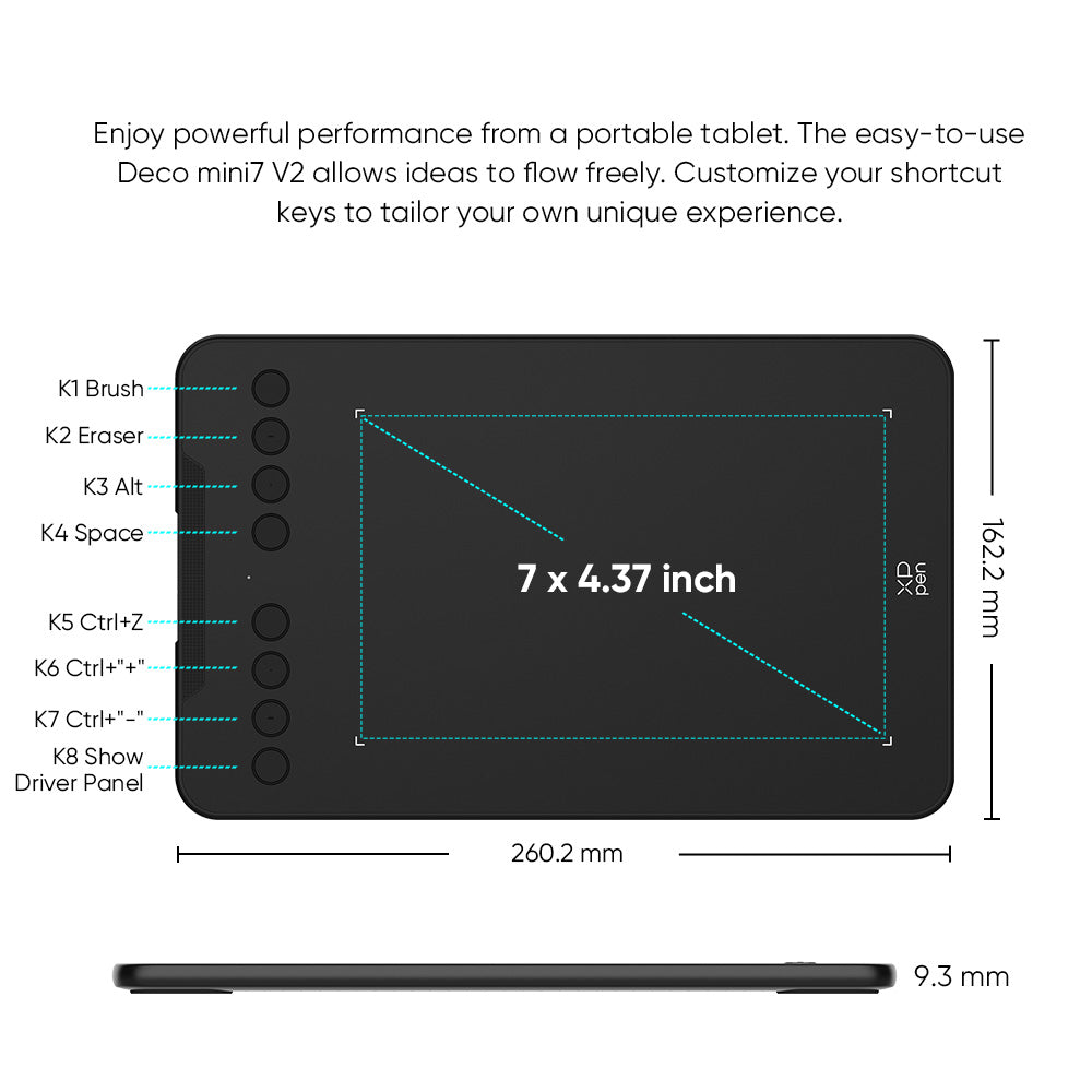 XP Pen Deco mini7 V2