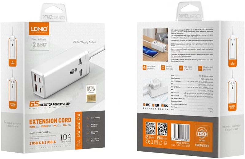 dnio 65W Multifunction Universal Power Adapter SC1418