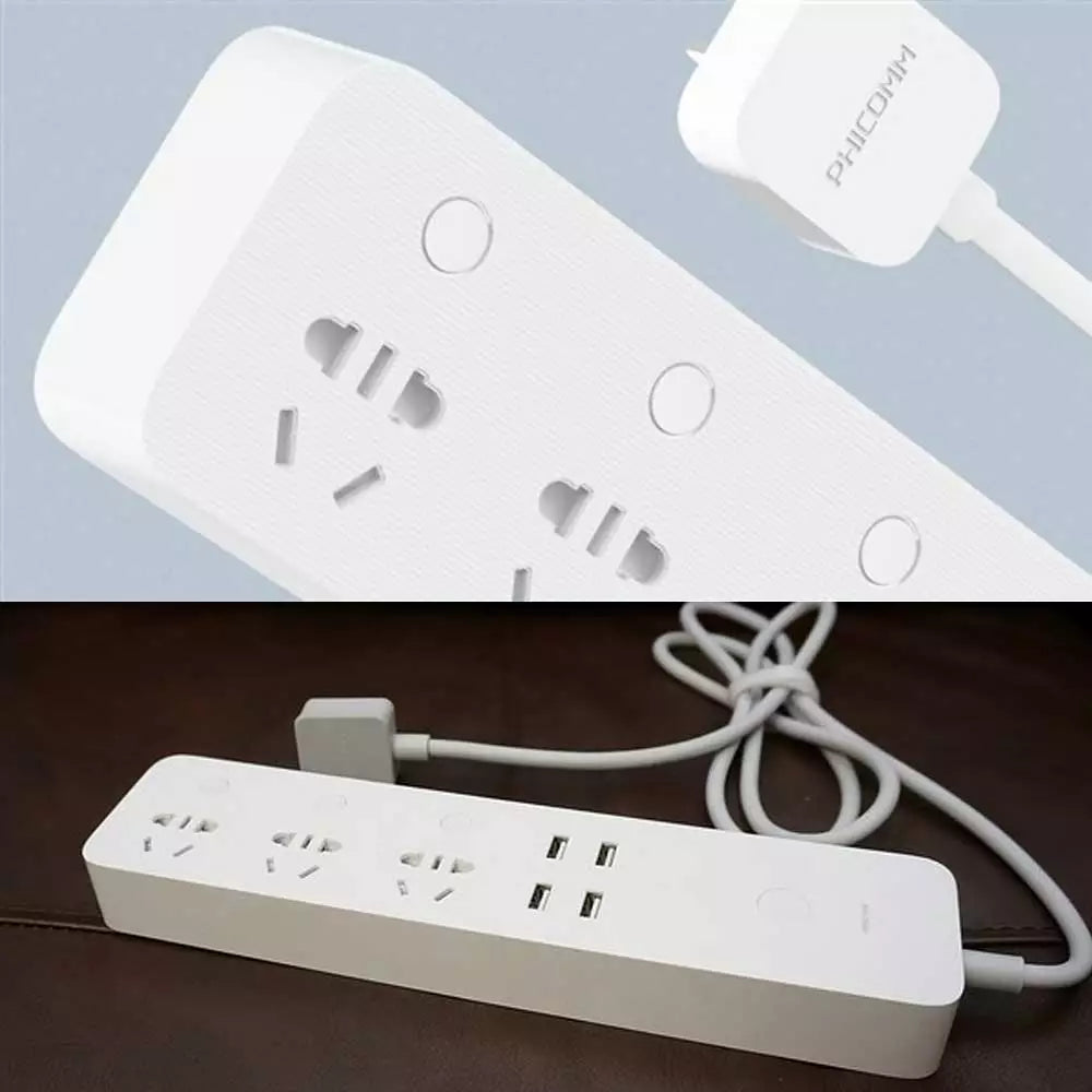 PHICOMM DC1 PLUG-IN INTELLIGENT CONTROL 4 SETS OF USB CHARGING PORT