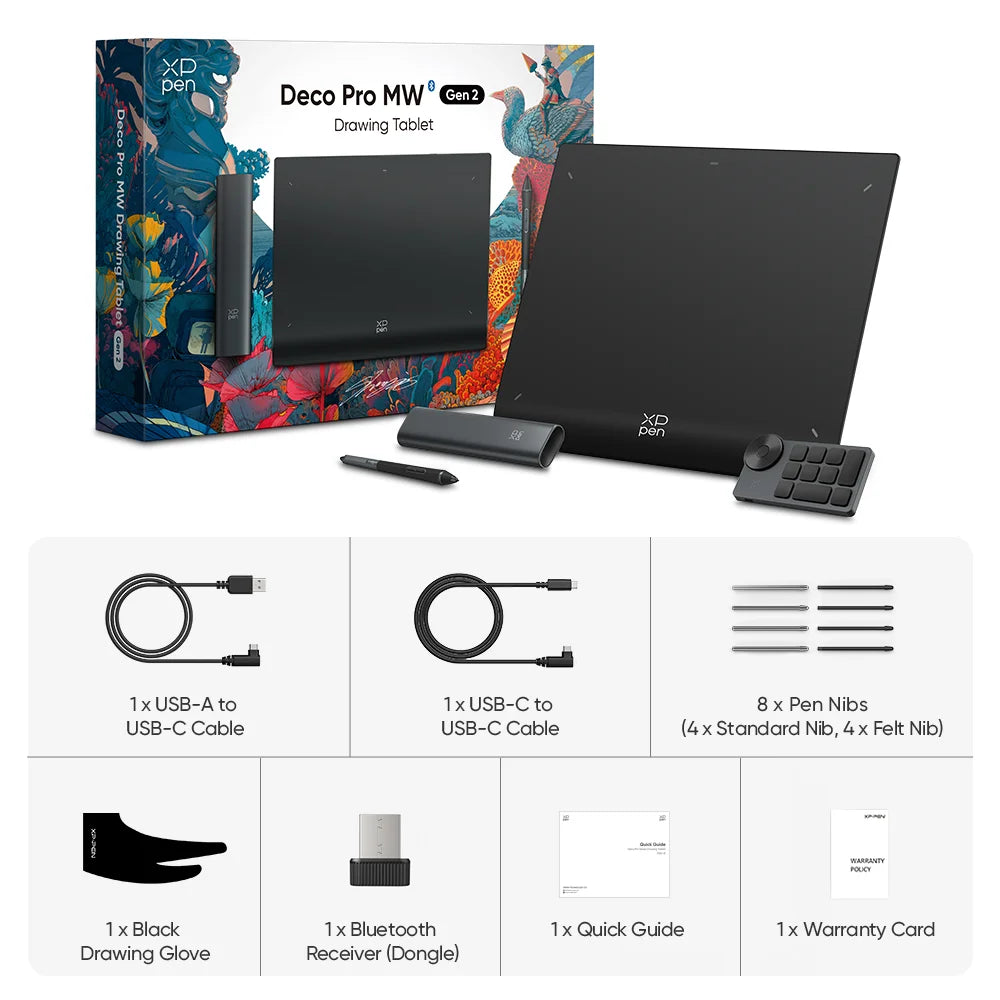 XP-Pen Deco Pro XLW 2nd Gen Black