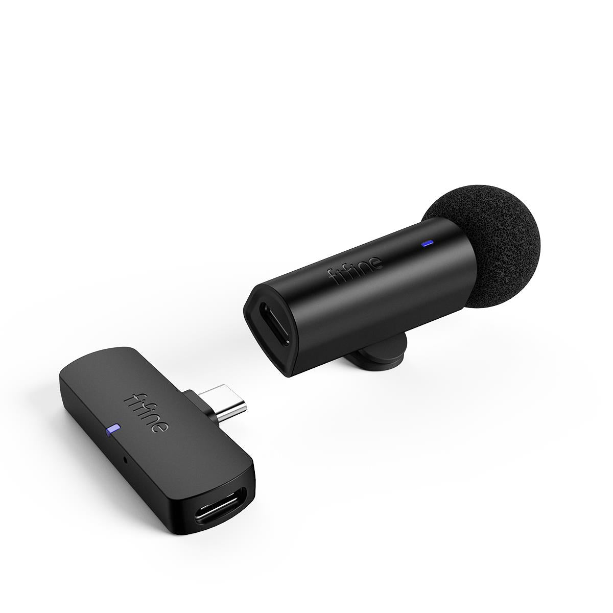FIFINE M6 WIRELESS LAPEL MICROPHONE FOR ANDROID TO GO LIVE ON TIKTOK/INSTAGRAM, RECORD VLOG, HAVE CONFERENCING