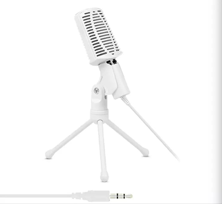 YANMAI SF-940 Professional Condenser 3.5mm Microphone with Tripod Stand for Audio Sound Recording,