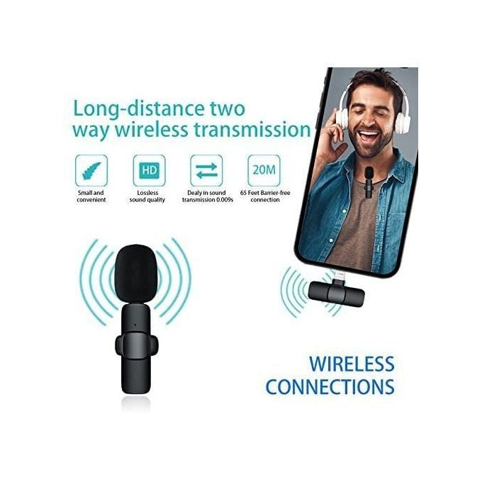 K8 Wireless Microphone For Mobile Type-C & Lightning