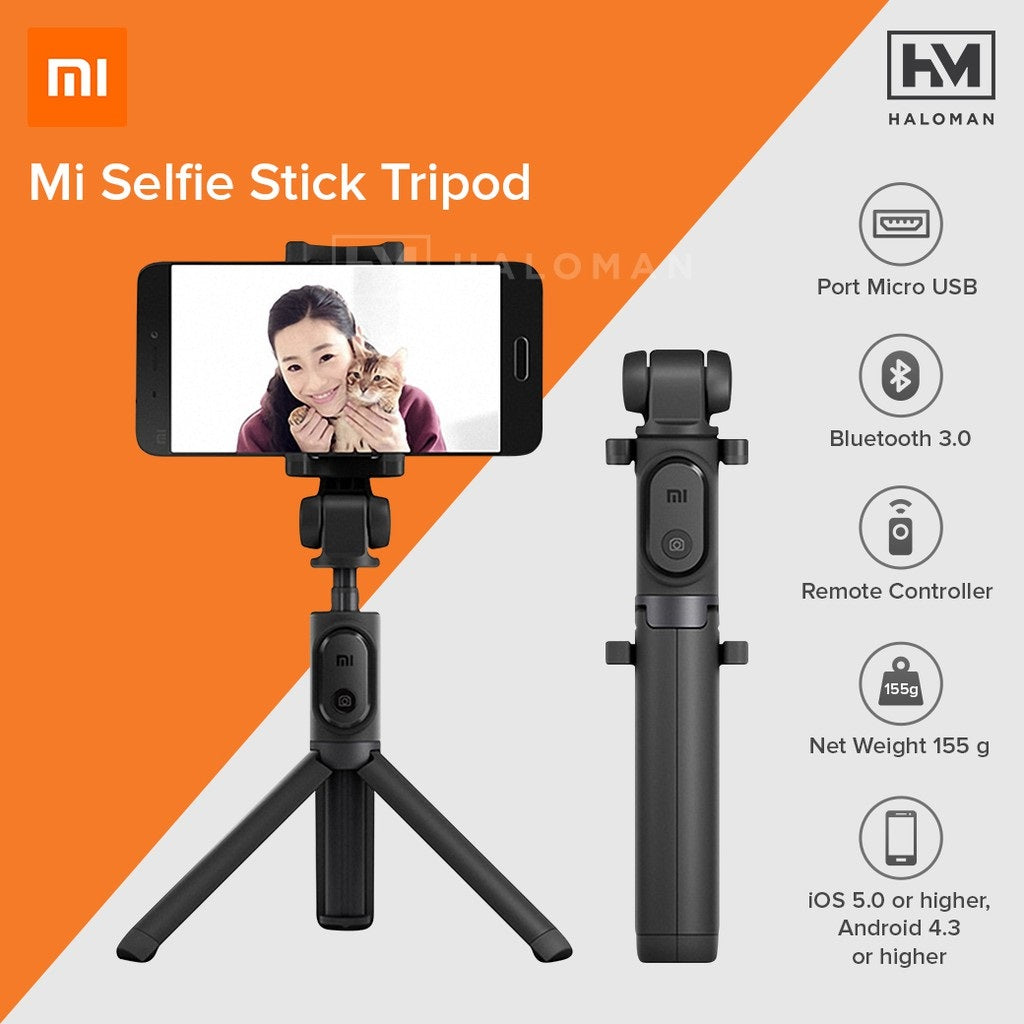 Xiaomi Mi Tripod Selfie Stick Black