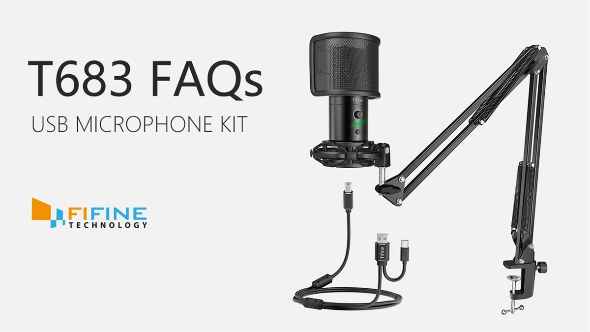 Fifin Micro FIFINE USB Gaming Streaming Microphone Kit Fifine T683 – drawingtabs.pk