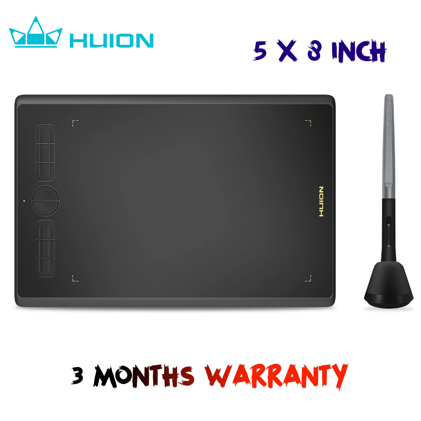 HUION Inspiroy H580X, 8x5 Inch Digital Graphics Tablet