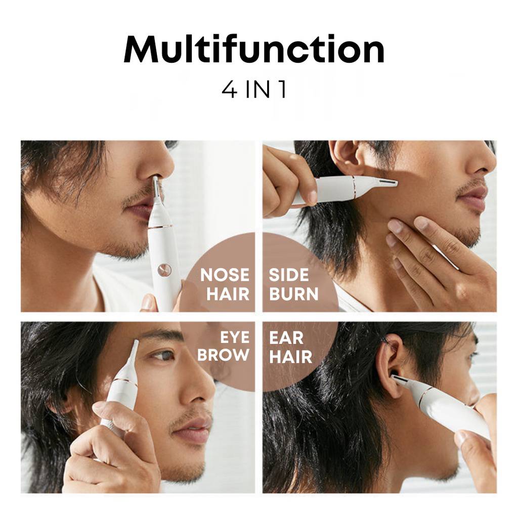 XIAOMI SOOCAS N1 EAR NOSE HAIR TRIMMER WIRELESS WATERPROOF NOSE HAIR EAR HAIR EYEBROW SIDEBURNS