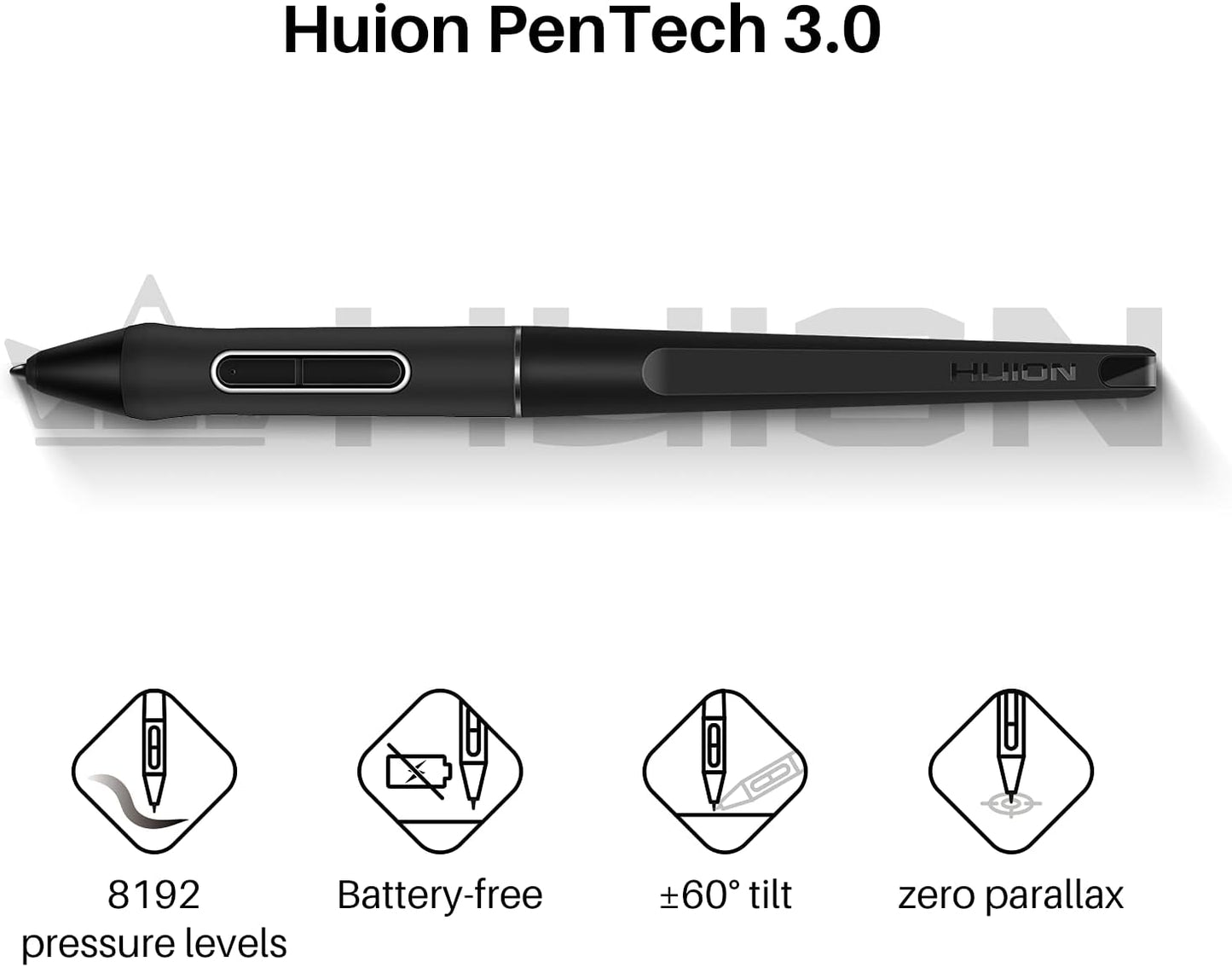 HUION Kamvas Pro 16 Plus 4K UHD Graphics Drawing Tablet with Screen Full Laminated 145% sRGB Art Tablet with Battery-Free Stylus, 15.6-inch Drawing Monitor