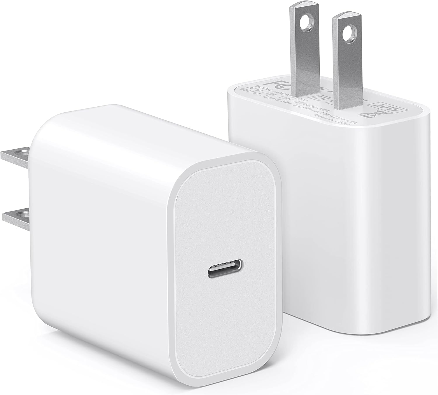 Apple 20W USB-C Power Adapter iPhone Charger with Fast Charging Capability, Type C Wall Charger