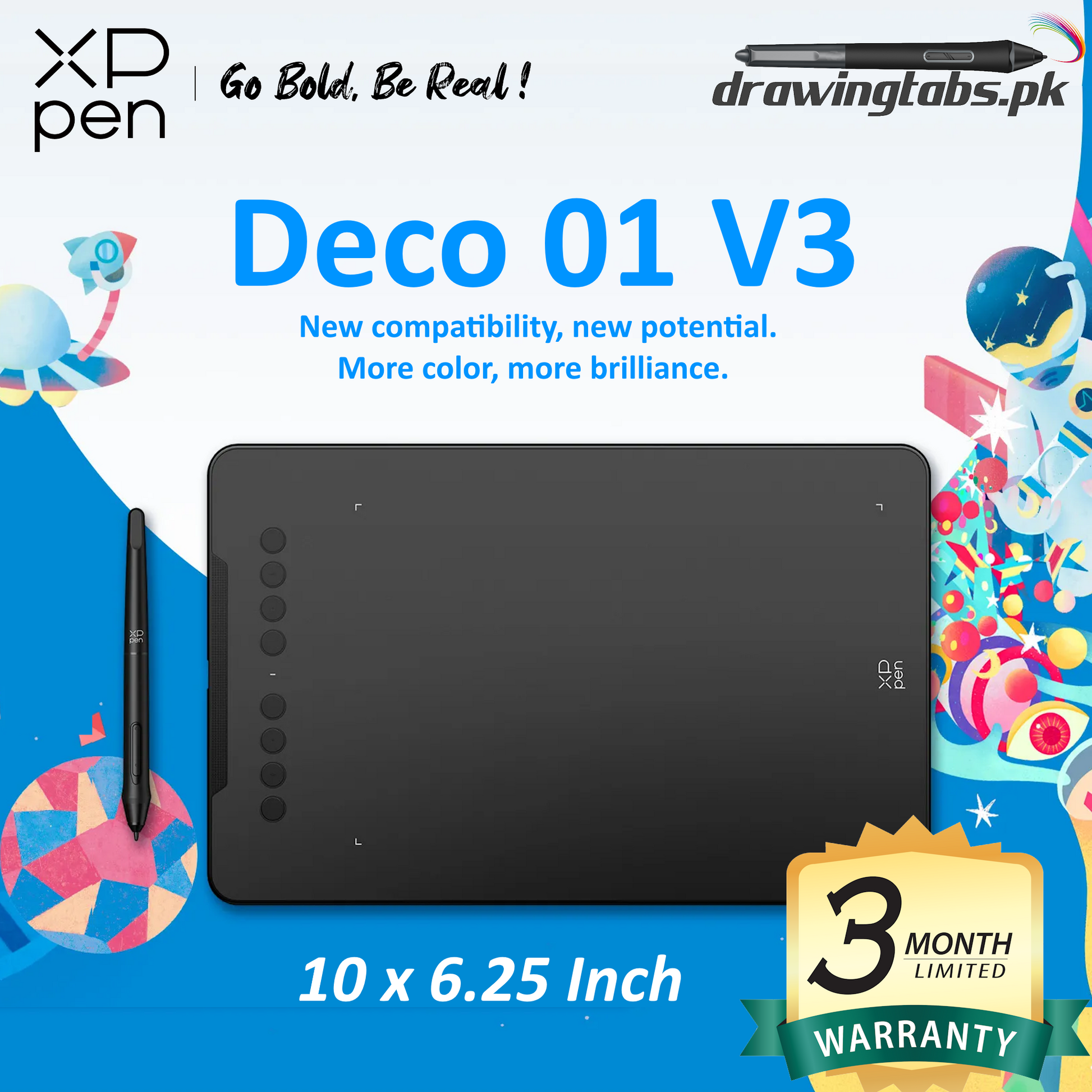 XP Pen Deco 01 V2 –
