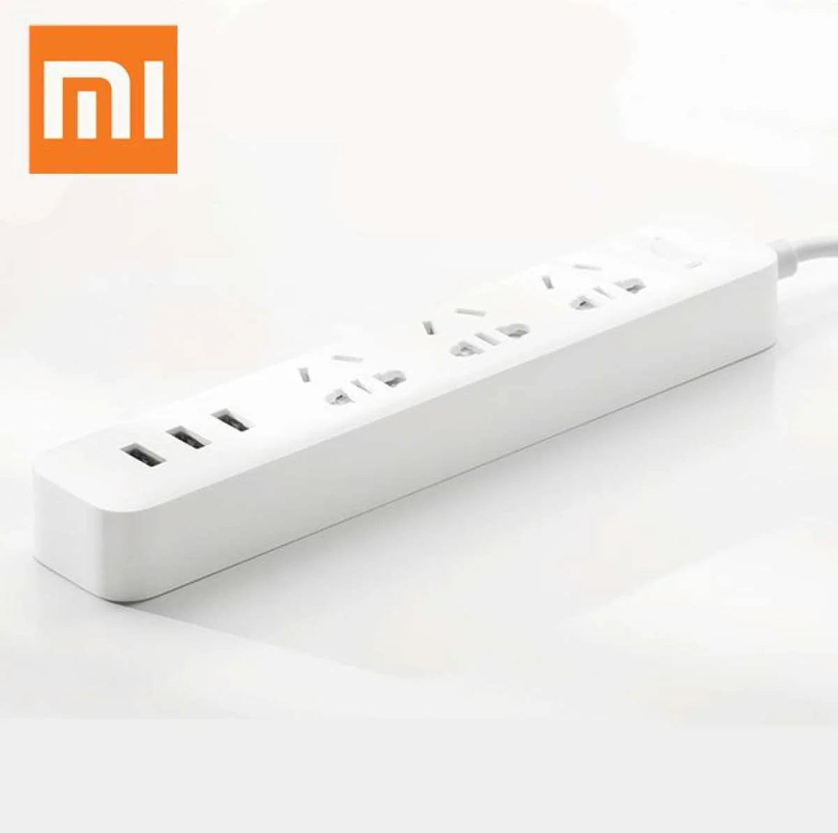 Mi R Socket Xiaomi Mi Power Strip 3 Sockets / 3 USB Ports - White – drawingtabs.pk